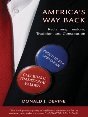 cover image of America's Way Back